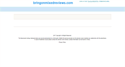 Desktop Screenshot of bringonmixedreviews.com
